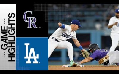 Rockies vs. Dodgers Game Highlights (8/12/23) | MLB Highlights