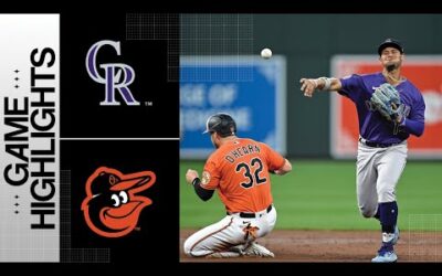 Rockies vs. Orioles Game Highlights (8/26/23) | MLB Highlights