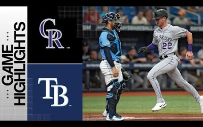 Rockies vs. Rays Game Highlights (8/22/23) | MLB Highlights