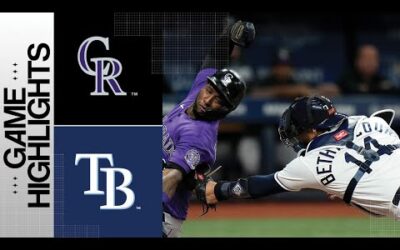 Rockies vs. Rays Game Highlights 8/23/23 | MLB Highlights