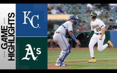 Royals vs. A’s Game Highlights (8/22/23) | MLB Highlights