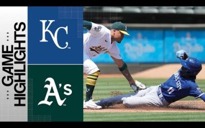 Royals vs. A’s Game Highlights (8/23/23) | MLB Highlights