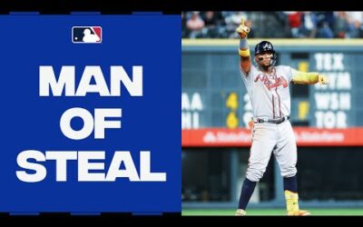 Running wild! All 61 of Ronald Acuña Jr.’s steals so far this season!