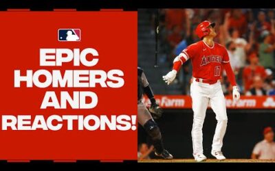 The BEST homers and most EPIC bat flips of the first half! (Feat. Ohtani, Votto and More!)