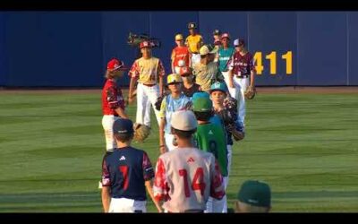 The first pitch at the Little League Classic is truly one-of-a-kind. ❤️