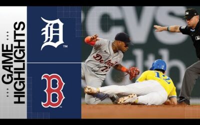 Tigers vs. Red Sox Game Highlights (8/11/23) | MLB Highlights