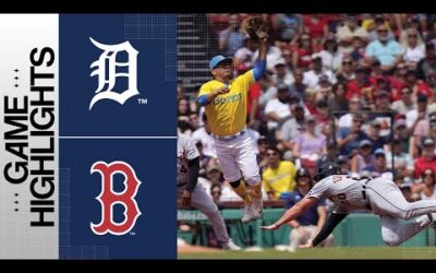 Tigers vs. Red Sox Game Highlights (8/13/23) | MLB Highlights