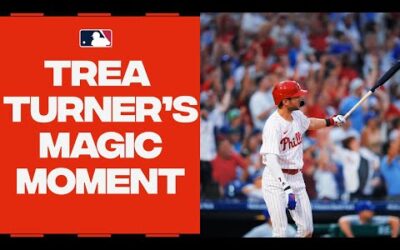 Trea Turner CRUSHES a 3-run homer and receives a CURTAIN CALL!