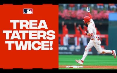 Trea Turner smashes TWO HOMERS for the Philadelphia Phillies!