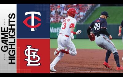 Twins vs. Cardinals Game Highlights (8/1/23) | MLB Highlights