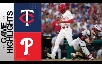 Twins vs. Phillies Game Highlights (8/11/23) | MLB Highlights