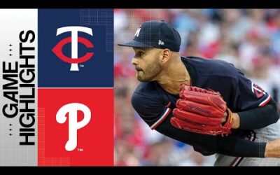 Twins vs. Phillies Game Highlights (8/12/23) | MLB Highlights