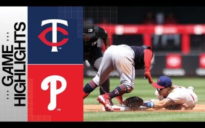 Twins vs. Phillies Game Highlights (8/13/23) | MLB Highlights