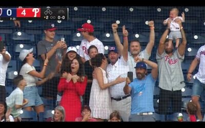 Wes Wilson hits homer in first career AB and has family in tears in stands!