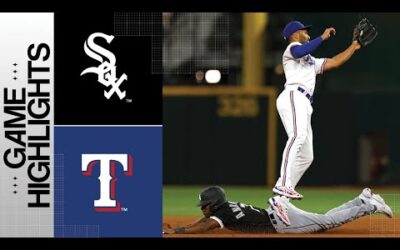 White Sox vs. Rangers Game Highlights (8/1/23) | MLB Highlights