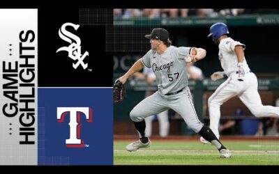 White Sox vs. Rangers Game Highlights (8/2/23) | MLB Highlights