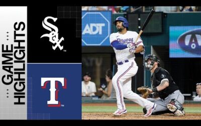 White Sox vs. Rangers Game Highlights (8/3/23) | MLB Highlights