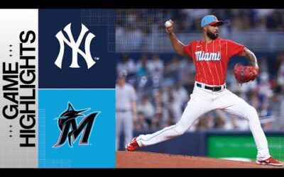 Yankees vs. Marlins Game Highlights (8/12/23) | MLB Highlights