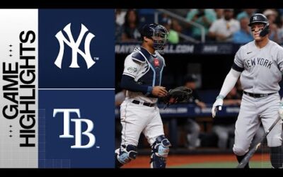 Yankees vs. Rays Game Highlights (8/25/23) | MLB Highlights