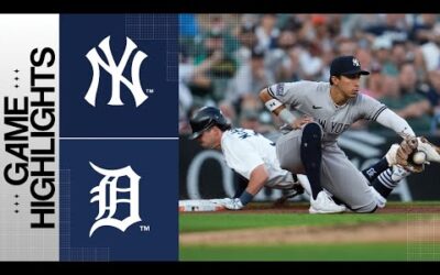 Yankees vs. Tigers Game Highlights (8/28/23) | MLB Highlights