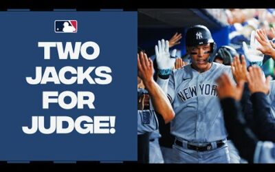 Aaron Judge DEMOLISHES two homers for the New York Yankees!