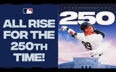 Aaron Judge reaches 250 home runs in FEWER GAMES than anyone in MLB history!