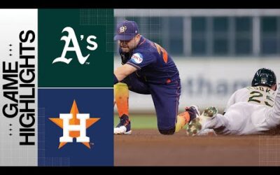 A’s vs. Astros Game Highlights (9/11/23) | MLB Highlights