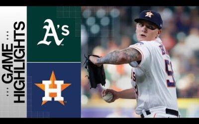 A’s vs. Astros Game Highlights (9/13/23) | MLB Highlights