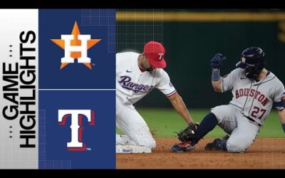 Astros vs. Rangers Game Highlights (9/4/23) | MLB Highlights