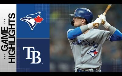 Blue Jays vs. Rays Game Highlights (9/22/23) | MLB Highlights