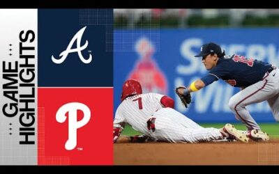 Braves vs. Phillies Game 2 Highlights (9/11/23) | MLB Highlights