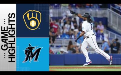 Brewers vs. Marlins Game Highlights (9/24/23) | MLB Highlights