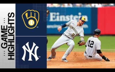 Brewers vs. Yankees Game Highlights (9/10/23) | MLB Highlights