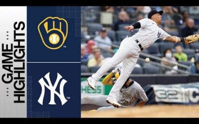 Brewers vs. Yankees Game Highlights (9/9/23) | MLB Highlights