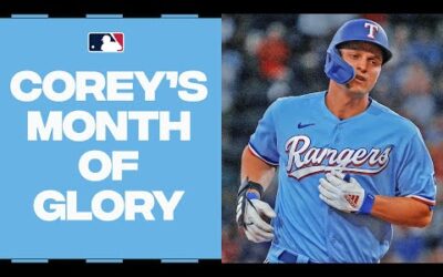 Corey Seager’s MONTH OF GLORY! The Rangers superstar SS had a great August!