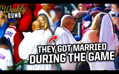 Couple gets married in the bleachers during the Cubs game | Weekly Dumb