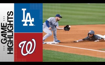 Dodgers vs Nationals Game Highlights (9/8/23) | MLB Highlights