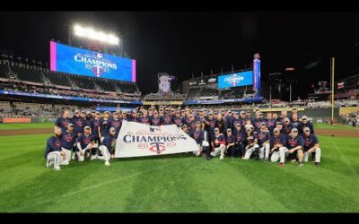 For the 3rd time in 5 years, the Twins are AL Central CHAMPS!