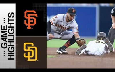 Giants vs. Padres Game Highlights (9/2/23) | MLB Highlights