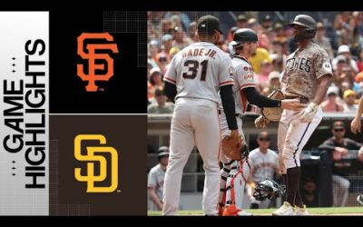 Giants vs. Padres Game Highlights (9/3/23) | MLB Highlights