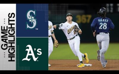 Mariners vs. A’s Game Highlights (9/18/23) | MLB Highlights