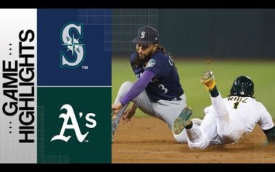 Mariners vs. A’s Game Highlights (9/19/23) | MLB Highlights