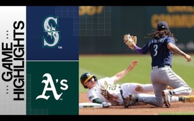 Mariners vs. A’s Game Highlights (9/20/23) | MLB Highlights