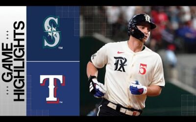 Mariners vs. Rangers Game Highlights (9/22/23) | MLB Highlights