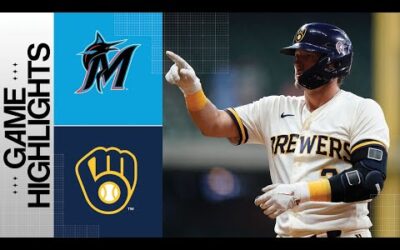 Marlins vs. Brewers Game Highlights (9/11/23) | MLB Highlights