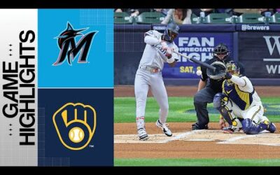 Marlins vs. Brewers Game Highlights (9/12/23) | MLB Highlights