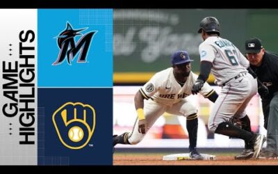 Marlins vs. Brewers Game Highlights (9/13/23) | MLB Highlights