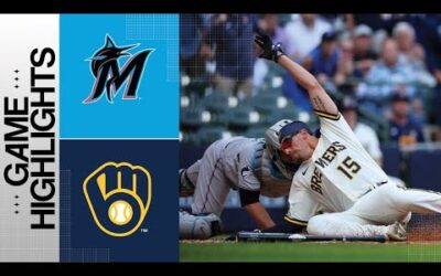 Marlins vs. Brewers Game Highlights (9/14/23) | MLB Highlights