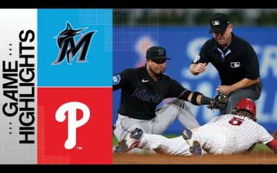 Marlins vs Phillies Game Highlights (9/8/23) | MLB Highlights