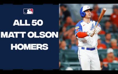 Matt The Bat! Watch all 50 of Matt Olson’s homers this season!